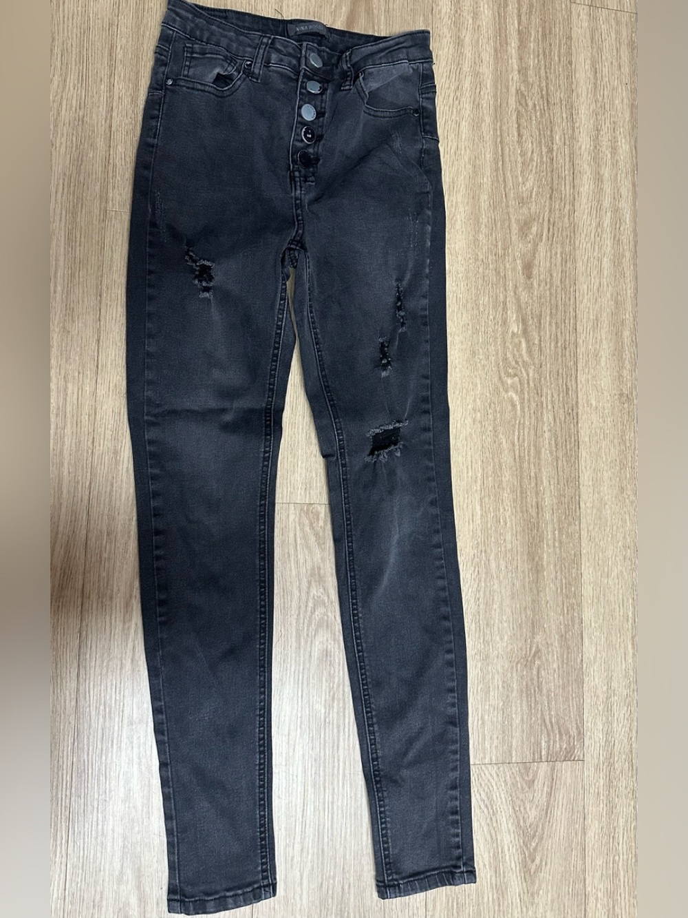 Nina Rossi high rise jeans sz 5/26